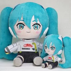 GOOD SMILE Racing Miku 2022 Ver Hatsune Miku Vocaloid Big Plushie -Deals Plushes Store 4560392842955 merchandise racing miku 2022 ver vocaloid big plushie altc