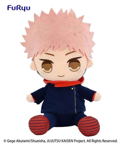 FURYU Yuji Itadori Jujutsu Kaisen Big Sitting Plush 4 FURYU Yuji Itadori Jujutsu Kaisen Big Sitting Plush - Image 2