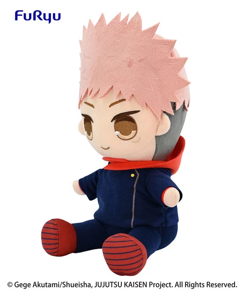 FURYU Yuji Itadori Jujutsu Kaisen Big Sitting Plush 5 FURYU Yuji Itadori Jujutsu Kaisen Big Sitting Plush - Image 3