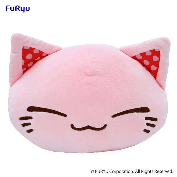 FURYU Pink Cupid Nemuneko Cat Big Plush 4 FURYU Pink Cupid Nemuneko Cat Big Plush - Image 2