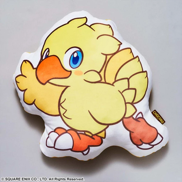 SQUARE ENIX Chocobo Final Fantasy VII Remake Fluffy Fluffy Die-cut Cushion 3 SQUARE ENIX Chocobo Final Fantasy VII Remake Fluffy Fluffy Die-cut Cushion