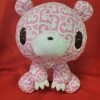 MORI CHACK Gloomy Bear Pink Without Blood Textillic Skullhearts Plush -Deals Plushes Store GLOOMYTXTSHPINKWOBLD merchandise gloomy bear pink without blood textillic skullhearts plush primary